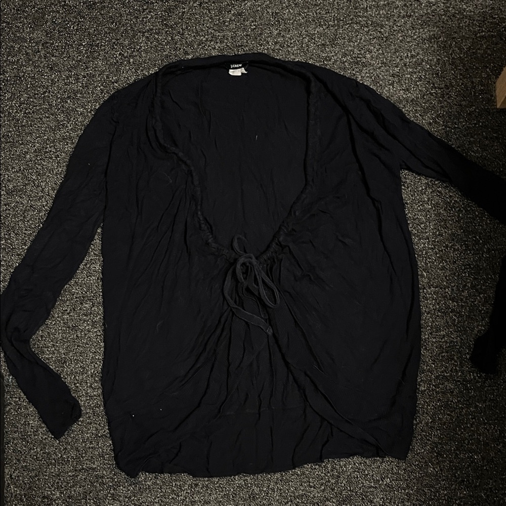 7/$20 J. Crew Navy Tie-Front Women's Top 7/$20